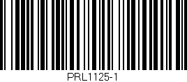 Código de barras (EAN, GTIN, SKU, ISBN): 'PRL1125-1'