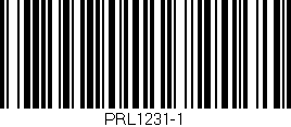 Código de barras (EAN, GTIN, SKU, ISBN): 'PRL1231-1'