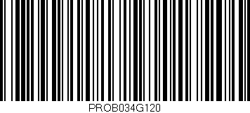 Código de barras (EAN, GTIN, SKU, ISBN): 'PROB034G120'