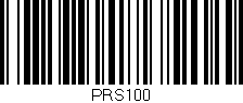 Código de barras (EAN, GTIN, SKU, ISBN): 'PRS100'