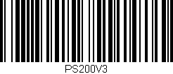 Código de barras (EAN, GTIN, SKU, ISBN): 'PS200V3'