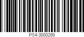 Código de barras (EAN, GTIN, SKU, ISBN): 'PS4-3000289'