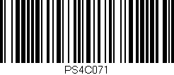 Código de barras (EAN, GTIN, SKU, ISBN): 'PS4C071'