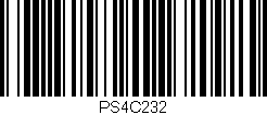 Código de barras (EAN, GTIN, SKU, ISBN): 'PS4C232'