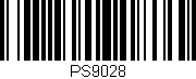 Código de barras (EAN, GTIN, SKU, ISBN): 'PS9028'