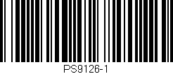 Código de barras (EAN, GTIN, SKU, ISBN): 'PS9126-1'