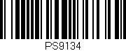 Código de barras (EAN, GTIN, SKU, ISBN): 'PS9134'