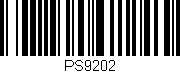 Código de barras (EAN, GTIN, SKU, ISBN): 'PS9202'