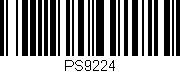 Código de barras (EAN, GTIN, SKU, ISBN): 'PS9224'