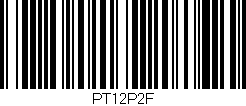 Código de barras (EAN, GTIN, SKU, ISBN): 'PT12P2F'