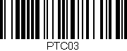 Código de barras (EAN, GTIN, SKU, ISBN): 'PTC03'