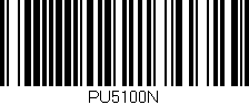 Código de barras (EAN, GTIN, SKU, ISBN): 'PU5100N'