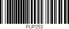 Código de barras (EAN, GTIN, SKU, ISBN): 'PUP253'