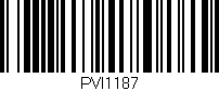 Código de barras (EAN, GTIN, SKU, ISBN): 'PVI1187'