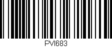 Código de barras (EAN, GTIN, SKU, ISBN): 'PVI683'