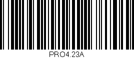 Código de barras (EAN, GTIN, SKU, ISBN): 'Pro4.23a'