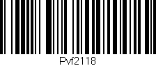Código de barras (EAN, GTIN, SKU, ISBN): 'Pvf2118'