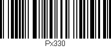 Código de barras (EAN, GTIN, SKU, ISBN): 'Px330'