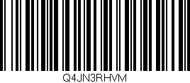 Código de barras (EAN, GTIN, SKU, ISBN): 'Q4JN3RHVM'