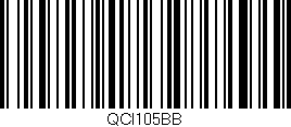 Código de barras (EAN, GTIN, SKU, ISBN): 'QCI105BB'