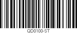 Código de barras (EAN, GTIN, SKU, ISBN): 'QD0100-ST'