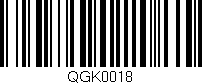 Código de barras (EAN, GTIN, SKU, ISBN): 'QGK0018'