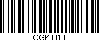 Código de barras (EAN, GTIN, SKU, ISBN): 'QGK0019'