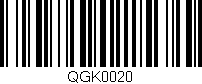 Código de barras (EAN, GTIN, SKU, ISBN): 'QGK0020'