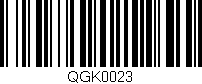 Código de barras (EAN, GTIN, SKU, ISBN): 'QGK0023'
