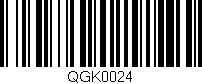 Código de barras (EAN, GTIN, SKU, ISBN): 'QGK0024'