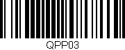 Código de barras (EAN, GTIN, SKU, ISBN): 'QPP03'