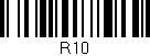 Código de barras (EAN, GTIN, SKU, ISBN): 'R10'