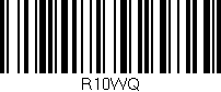 Código de barras (EAN, GTIN, SKU, ISBN): 'R10WQ'