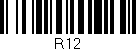 Código de barras (EAN, GTIN, SKU, ISBN): 'R12'