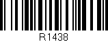 Código de barras (EAN, GTIN, SKU, ISBN): 'R1438'