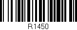 Código de barras (EAN, GTIN, SKU, ISBN): 'R1450'