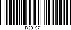 Código de barras (EAN, GTIN, SKU, ISBN): 'R201971-1'