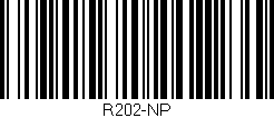 Código de barras (EAN, GTIN, SKU, ISBN): 'R202-NP'