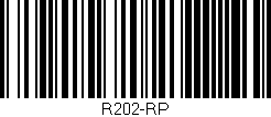 Código de barras (EAN, GTIN, SKU, ISBN): 'R202-RP'