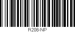 Código de barras (EAN, GTIN, SKU, ISBN): 'R206-NP'