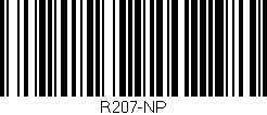 Código de barras (EAN, GTIN, SKU, ISBN): 'R207-NP'