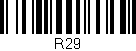 Código de barras (EAN, GTIN, SKU, ISBN): 'R29'