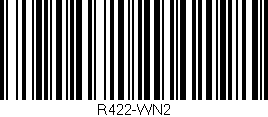 Código de barras (EAN, GTIN, SKU, ISBN): 'R422-WN2'