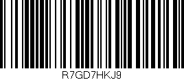 Código de barras (EAN, GTIN, SKU, ISBN): 'R7GD7HKJ9'