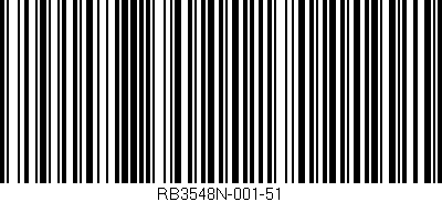 Código de barras (EAN, GTIN, SKU, ISBN): 'RB3548N-001-51'