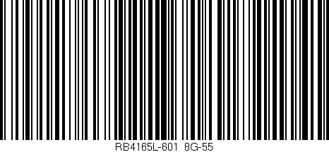 Código de barras (EAN, GTIN, SKU, ISBN): 'RB4165L-601/8G-55'