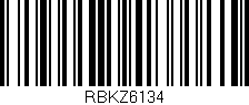 Código de barras (EAN, GTIN, SKU, ISBN): 'RBKZ6134'