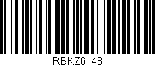 Código de barras (EAN, GTIN, SKU, ISBN): 'RBKZ6148'