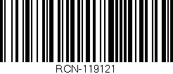 Código de barras (EAN, GTIN, SKU, ISBN): 'RCN-119121'