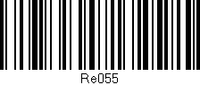 Código de barras (EAN, GTIN, SKU, ISBN): 'RE055'